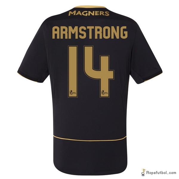 Camiseta Celtic Replica Segunda Ropa Armstrong 2016/17 Negro